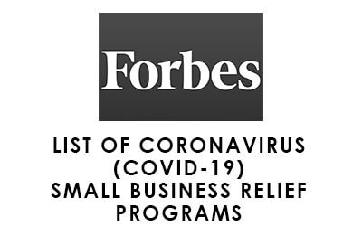 List Of Coronavirus (COVID-19) Small Business Relief Programs